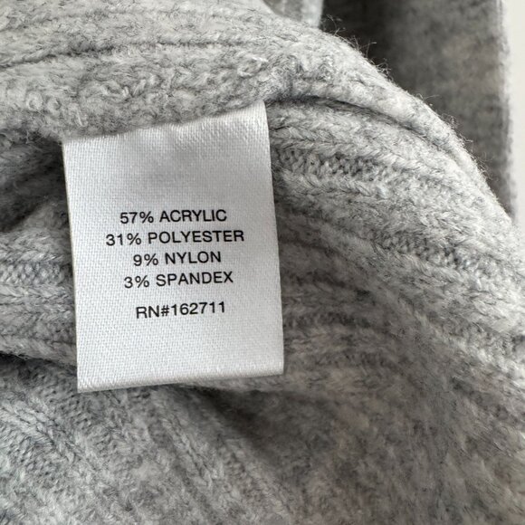 Love Ellie Women Gray Open Front Cardigan Sweater With Pockets Size XL - Picture 4 of 8